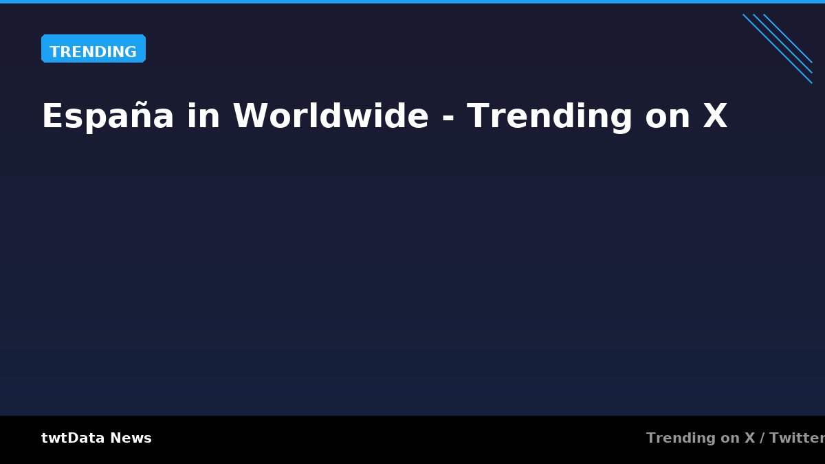 España in Worldwide - Trending on X