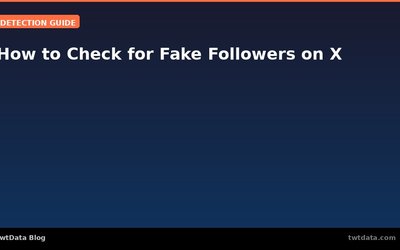 How to Check for Fake Followers on X (Twitter): A Practical Guide - Featured Image